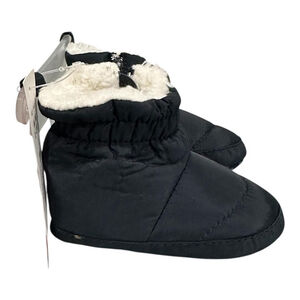 Joe Fresh Winter Boots Boys Size 6-12M Blue Faux Fur Lined Winter